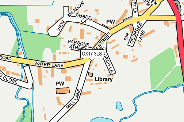 Map of WOODSTON LIMITED at local scale