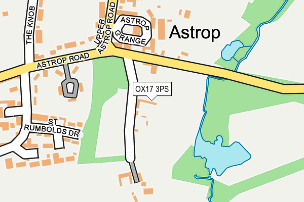 OX17 3PS map - OS OpenMap – Local (Ordnance Survey)