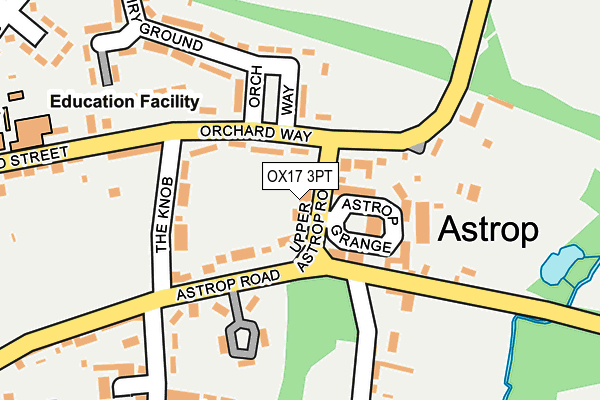 OX17 3PT map - OS OpenMap – Local (Ordnance Survey)