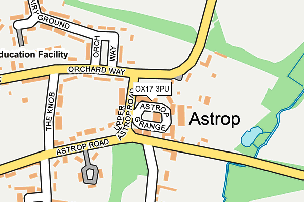 OX17 3PU map - OS OpenMap – Local (Ordnance Survey)