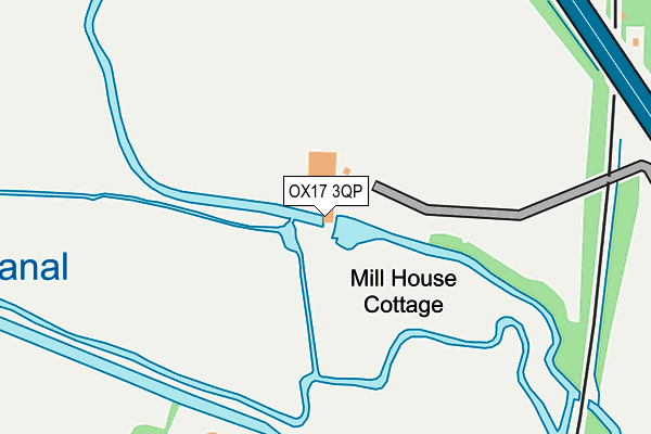 OX17 3QP map - OS OpenMap – Local (Ordnance Survey)