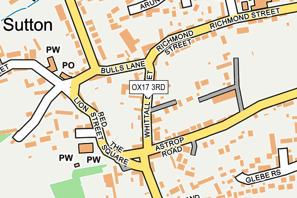 OX17 3RD map - OS OpenMap – Local (Ordnance Survey)