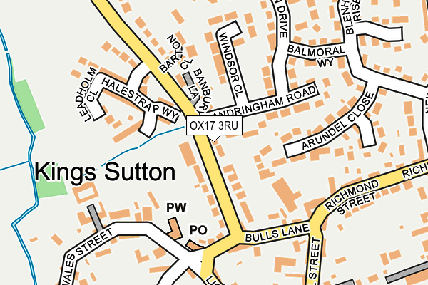 Map of K SUTTON GARAGE LTD at local scale