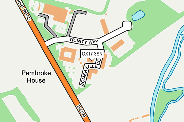 Map of OXFORD OPTRONIX LIMITED at local scale