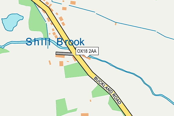 Map of BAMPTON STORAGE LIMITED at local scale