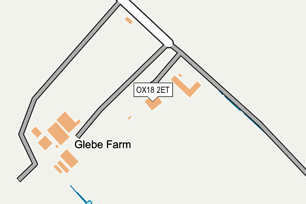 OX18 2ET map - OS OpenMap – Local (Ordnance Survey)