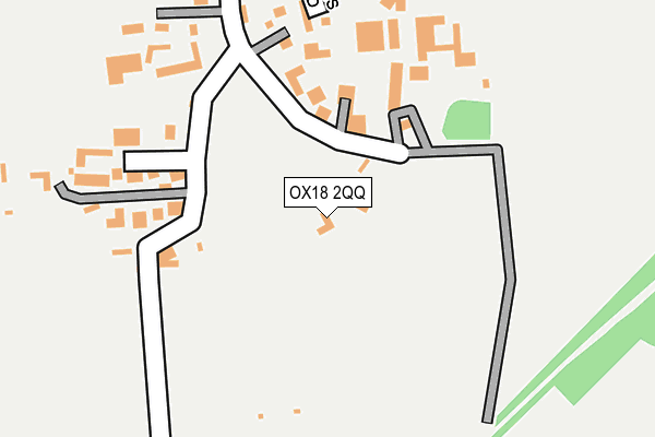 OX18 2QQ map - OS OpenMap – Local (Ordnance Survey)