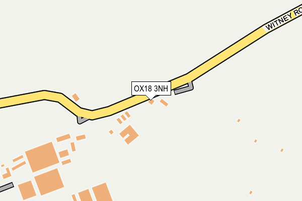 OX18 3NH map - OS OpenMap – Local (Ordnance Survey)