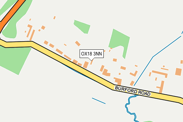 OX18 3NN map - OS OpenMap – Local (Ordnance Survey)