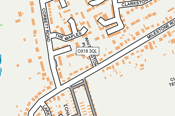 OX18 3QL map - OS OpenMap – Local (Ordnance Survey)