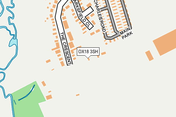 OX18 3SH map - OS OpenMap – Local (Ordnance Survey)