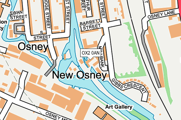 OX2 0AN map - OS OpenMap – Local (Ordnance Survey)