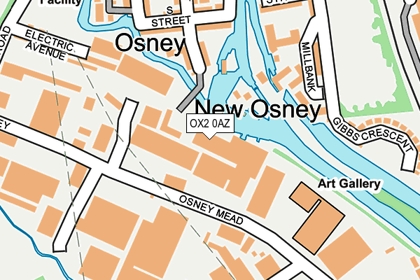 OX2 0AZ map - OS OpenMap – Local (Ordnance Survey)