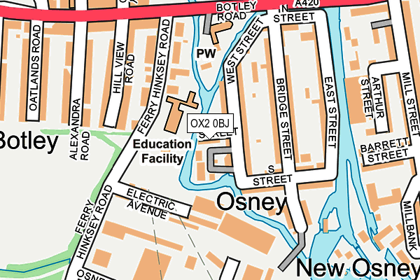 OX2 0BJ map - OS OpenMap – Local (Ordnance Survey)