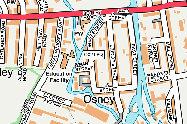 OX2 0BQ map - OS OpenMap – Local (Ordnance Survey)