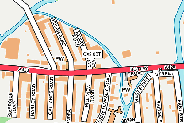 OX2 0BT map - OS OpenMap – Local (Ordnance Survey)