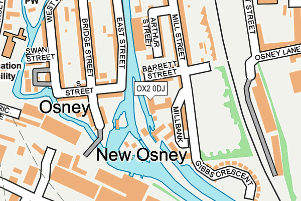 OX2 0DJ map - OS OpenMap – Local (Ordnance Survey)