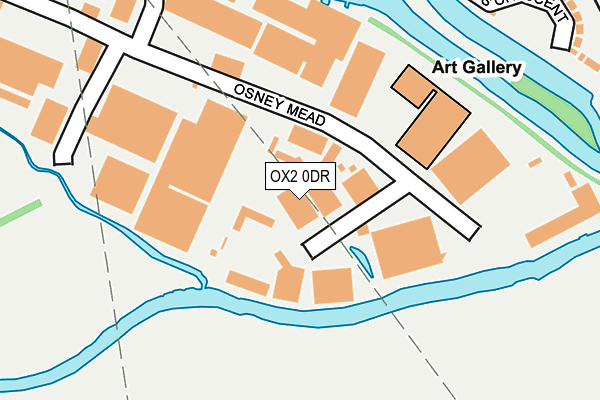 OX2 0DR map - OS OpenMap – Local (Ordnance Survey)