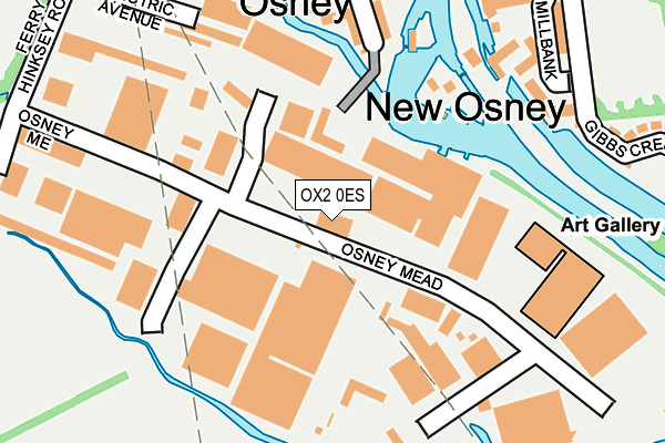 OX2 0ES map - OS OpenMap – Local (Ordnance Survey)
