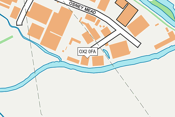 OX2 0FA map - OS OpenMap – Local (Ordnance Survey)