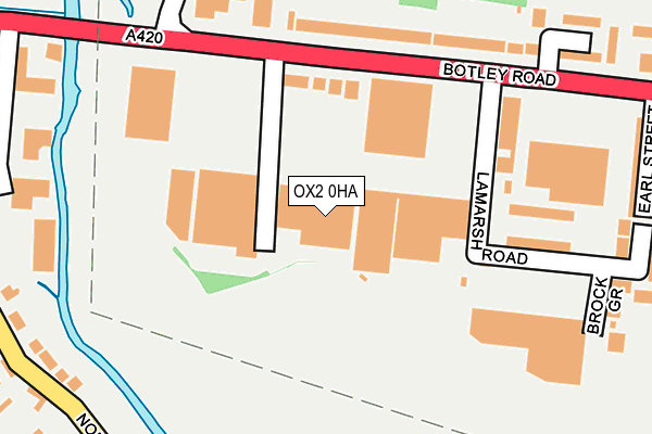 OX2 0HA map - OS OpenMap – Local (Ordnance Survey)