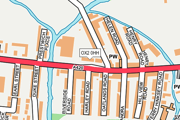 OX2 0HH map - OS OpenMap – Local (Ordnance Survey)