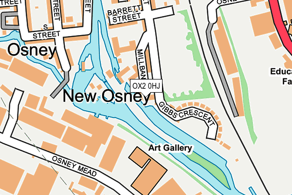 OX2 0HJ map - OS OpenMap – Local (Ordnance Survey)