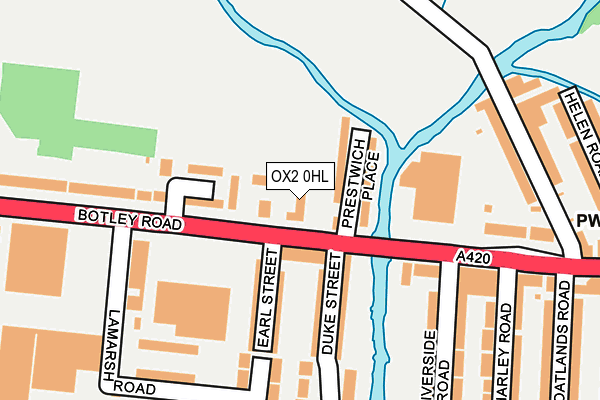 OX2 0HL map - OS OpenMap – Local (Ordnance Survey)