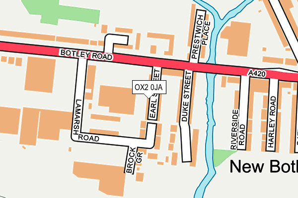 OX2 0JA map - OS OpenMap – Local (Ordnance Survey)