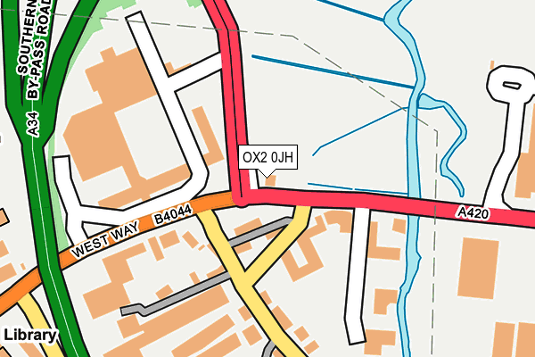 OX2 0JH map - OS OpenMap – Local (Ordnance Survey)