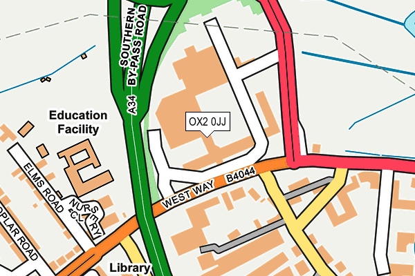 OX2 0JJ map - OS OpenMap – Local (Ordnance Survey)