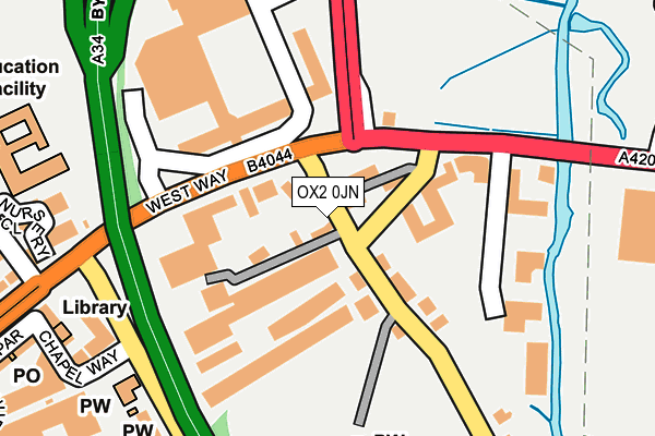 OX2 0JN map - OS OpenMap – Local (Ordnance Survey)