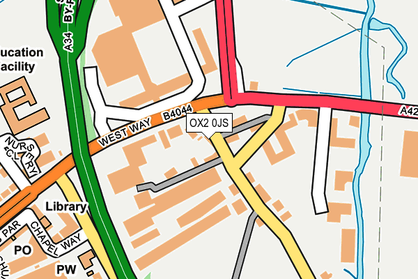 OX2 0JS map - OS OpenMap – Local (Ordnance Survey)