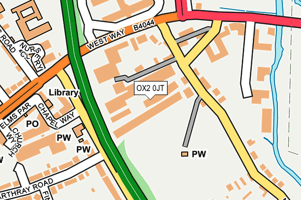 OX2 0JT map - OS OpenMap – Local (Ordnance Survey)