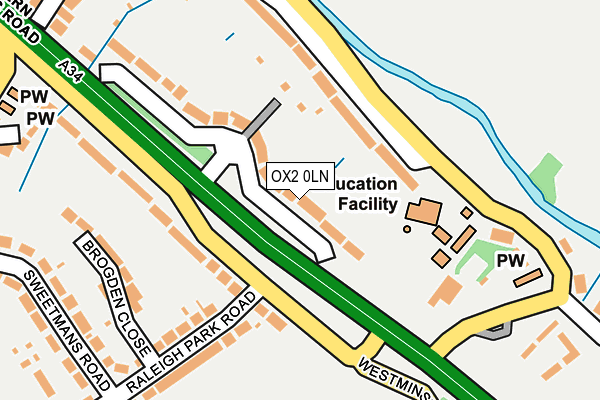 OX2 0LN map - OS OpenMap – Local (Ordnance Survey)
