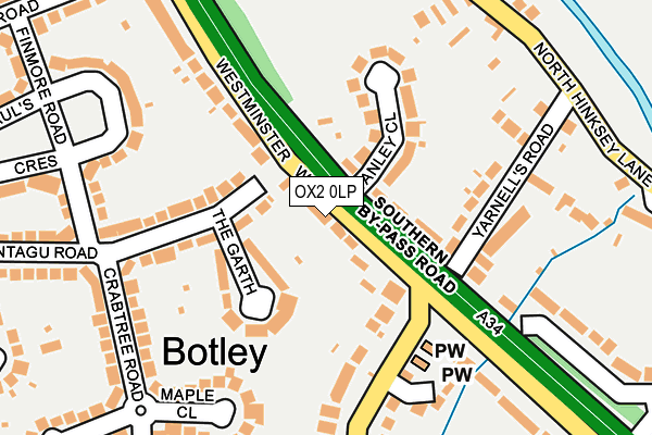 OX2 0LP map - OS OpenMap – Local (Ordnance Survey)
