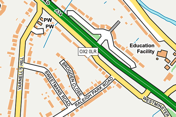 OX2 0LR map - OS OpenMap – Local (Ordnance Survey)