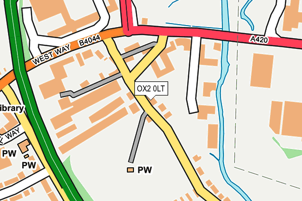 OX2 0LT map - OS OpenMap – Local (Ordnance Survey)