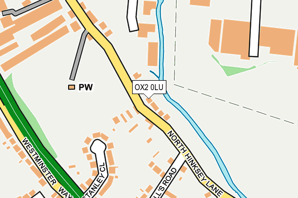 OX2 0LU map - OS OpenMap – Local (Ordnance Survey)