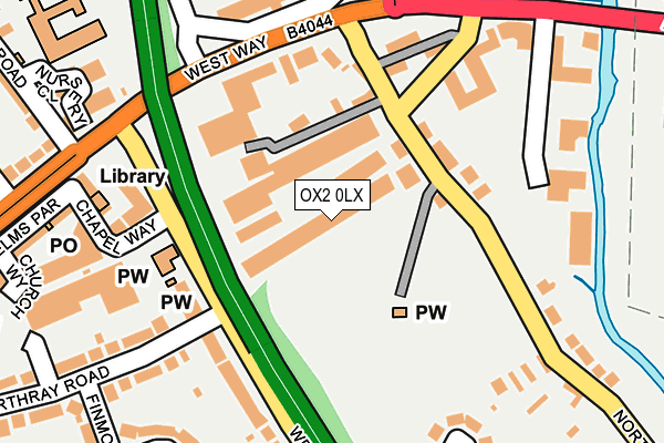 OX2 0LX map - OS OpenMap – Local (Ordnance Survey)