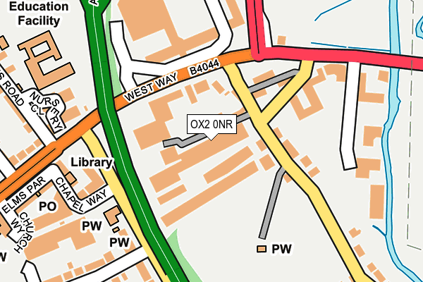OX2 0NR map - OS OpenMap – Local (Ordnance Survey)