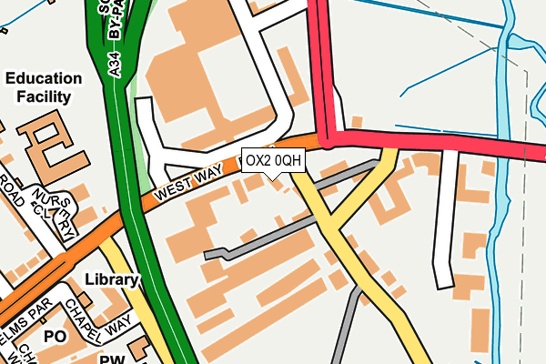 OX2 0QH map - OS OpenMap – Local (Ordnance Survey)