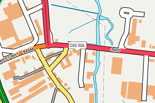 OX2 0QL map - OS OpenMap – Local (Ordnance Survey)