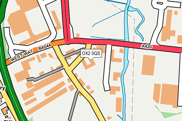 OX2 0QS map - OS OpenMap – Local (Ordnance Survey)