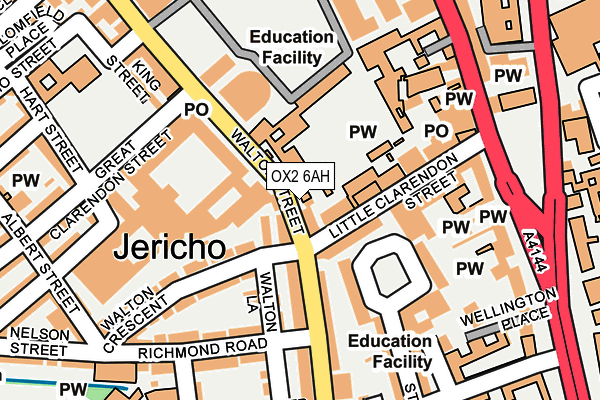 OX2 6AH map - OS OpenMap – Local (Ordnance Survey)