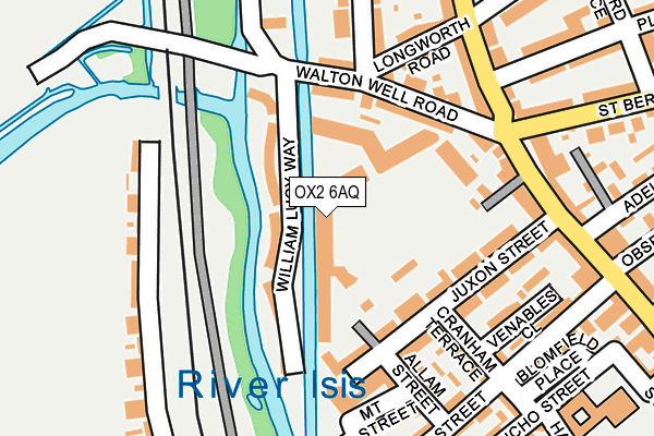 OX2 6AQ map - OS OpenMap – Local (Ordnance Survey)