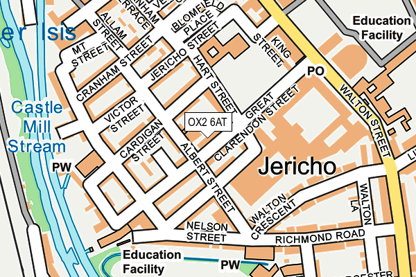 OX2 6AT map - OS OpenMap – Local (Ordnance Survey)