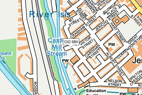 OX2 6BH map - OS OpenMap – Local (Ordnance Survey)