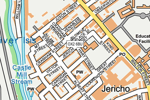 OX2 6BU map - OS OpenMap – Local (Ordnance Survey)