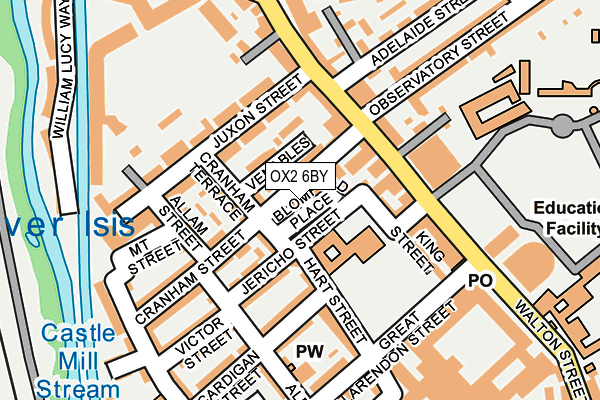 OX2 6BY map - OS OpenMap – Local (Ordnance Survey)